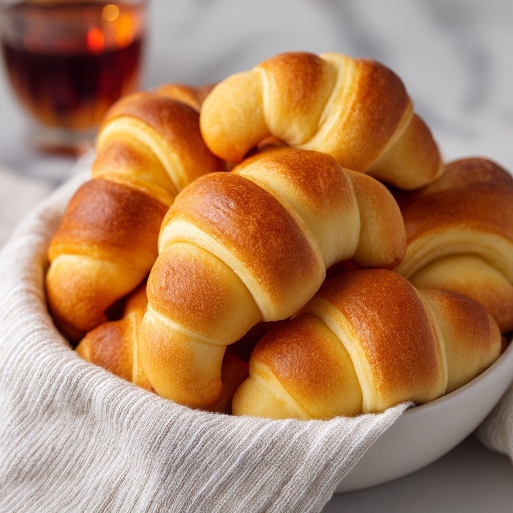 Homemade Crescent Rolls Recipe - Article Image 1 — Homemade Crescent Rolls, Easy Crescent Roll Recipe, Flaky Buttery Dinner Rolls, Soft Homemade Bread, How to Make Crescent Rolls from Scratch