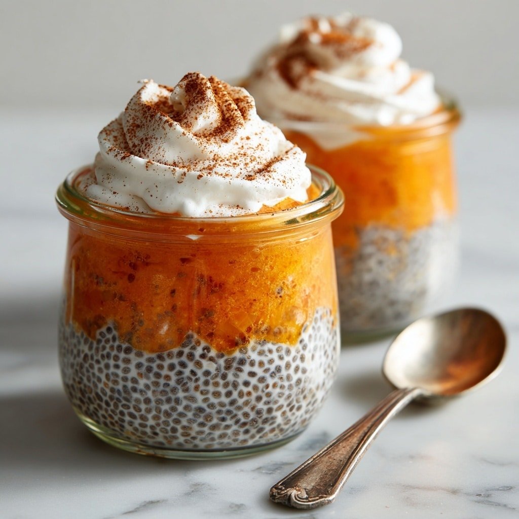 Healthy Pumpkin Chia Pudding Recipe - Article Image 2 — Healthy Pumpkin Chia Pudding, Pumpkin Chia Pudding Recipe, Fall Breakfast Ideas, Vegan Pumpkin Pudding, Nutritious Chia Pudding