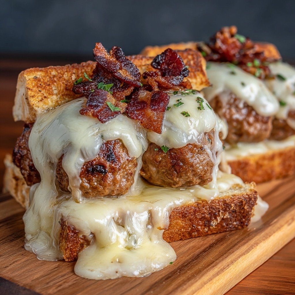 Bourbon BBQ Bacon Meatballs Recipe - Article Image 2 — Bourbon BBQ Bacon Meatballs, Easy bourbon meatball recipe, Savory bacon meatballs, BBQ meatballs with bourbon, Homemade meatball appetizer