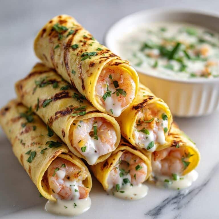 Crab and Shrimp Queso Rolls Recipe