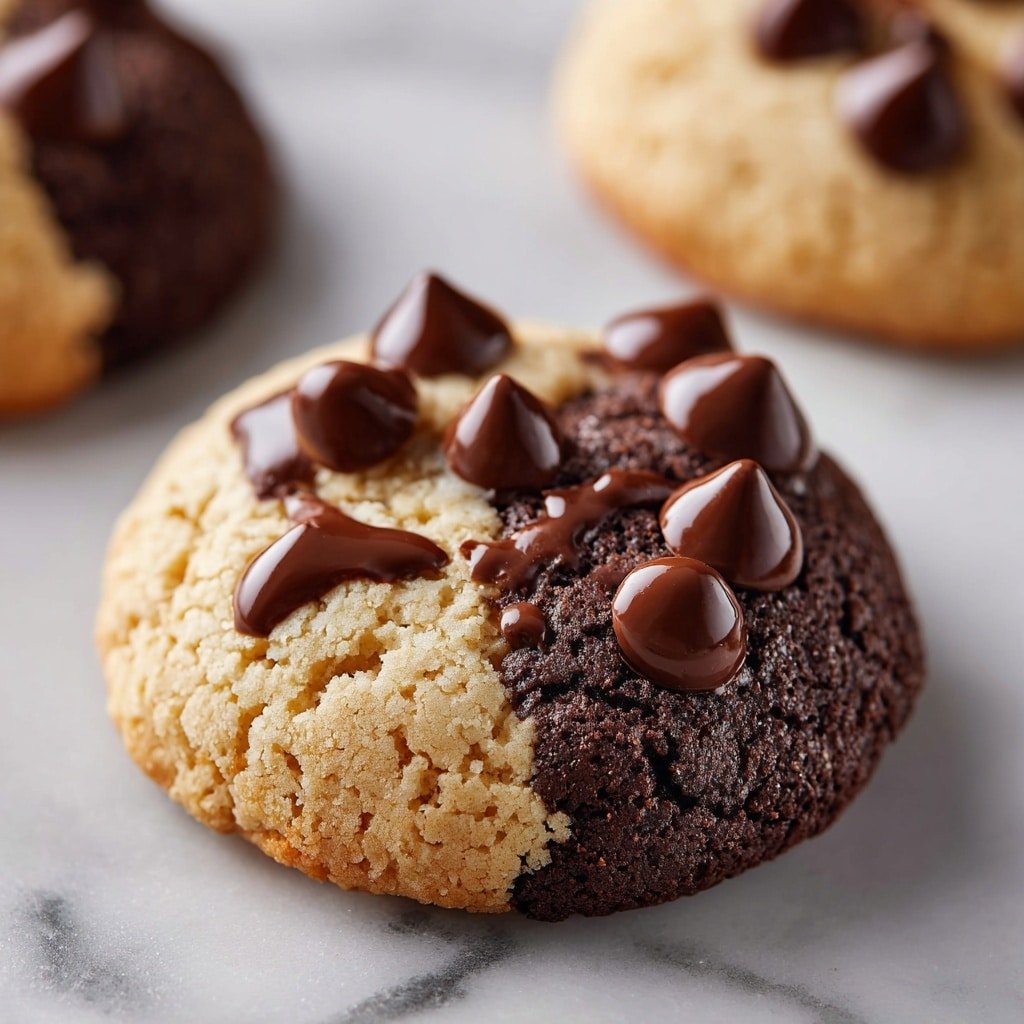 Brookie Cookies Recipe - Article Image 2 — Brookie Cookies, brownie and cookie hybrid, chocolate chip brownie cookies, easy brookie recipe, fudgy cookie bars