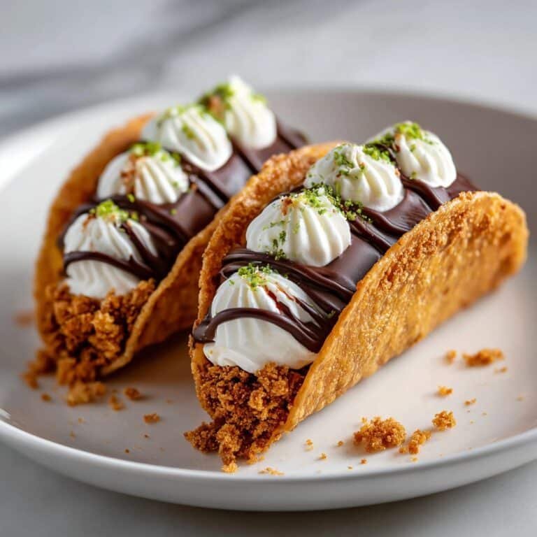 Homemade Choco Tacos with Ice Cream Recipe
