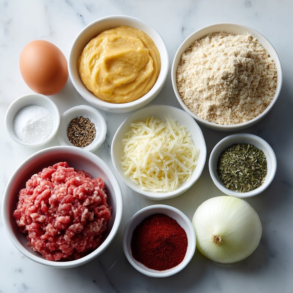 Pumpkin Turkey Meatballs Recipe - Ingredients Image — Pumpkin Turkey Meatballs, healthy turkey meatballs with pumpkin, cozy fall dinner recipes, easy turkey meatball recipe, wholesome pumpkin meatballs