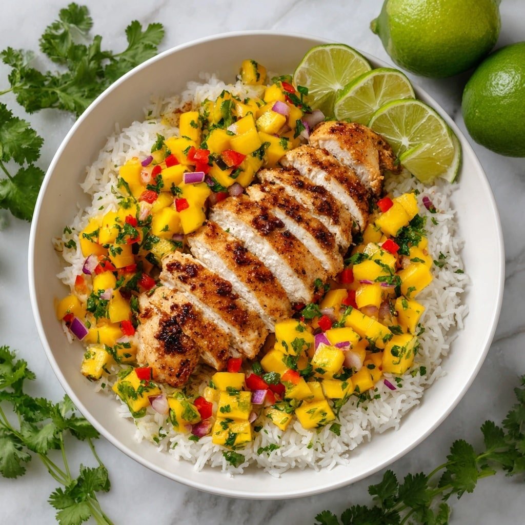 Grilled Chicken with Mango Salsa Recipe - Article Image 2 — Grilled Chicken with Mango Salsa, grilled chicken with mango salsa, mango salsa chicken, easy grilled chicken recipes, fruity chicken dishes