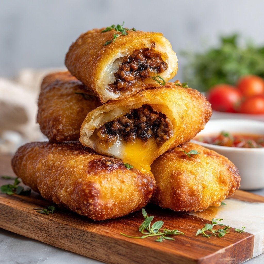Crispy Beef Chimichangas Recipe - Article Image 1 — Crispy Beef Chimichangas, Beef Chimichangas recipe, how to make crispy beef chimichangas, easy beef chimichangas, baked beef chimichangas
