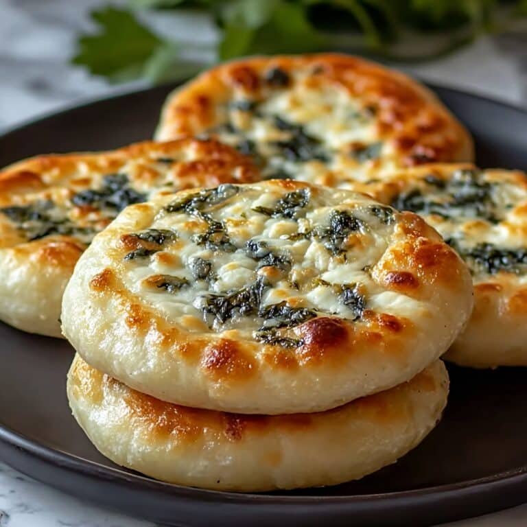 Spinach Cottage Cheese Flagels Recipe