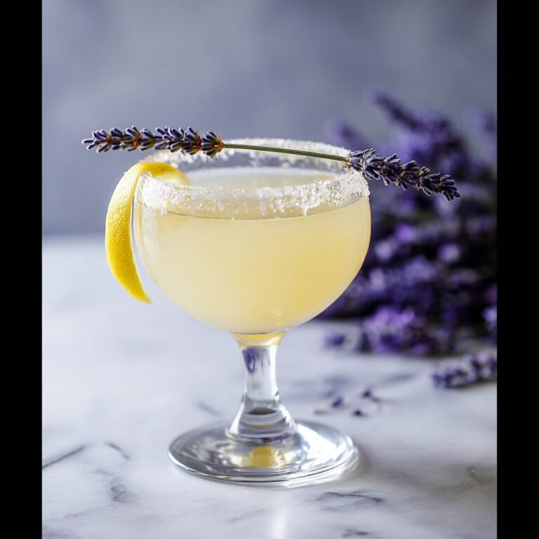 Lavender Lemon Drop Martini Recipe