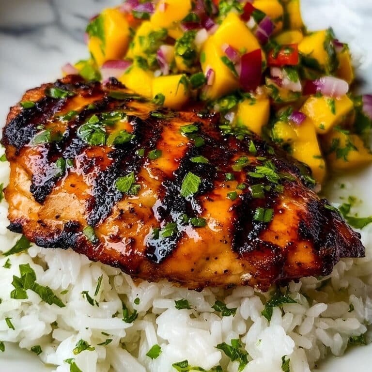 Honey Lime Chicken with Mango Salsa Recipe