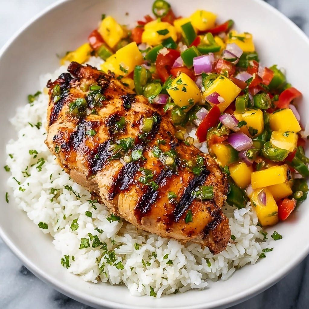 Honey Lime Chicken with Mango Salsa Recipe - Article Image 2 — Honey Lime Chicken with Mango Salsa, tropical chicken recipes, easy citrus chicken, healthy mango salsa dishes, flavorful summer chicken dinners