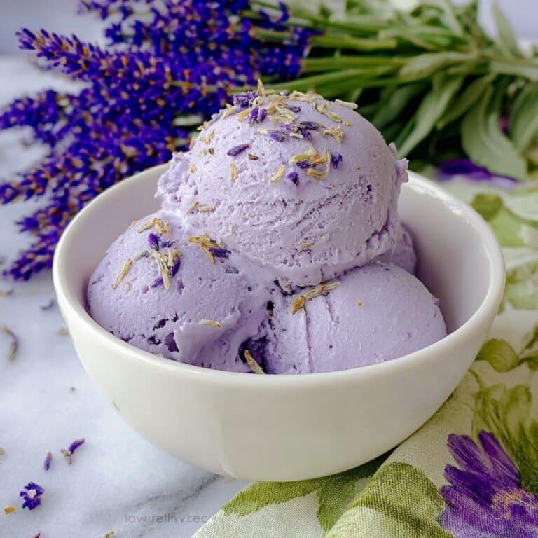 Honey Lavender Ice Cream Recipe