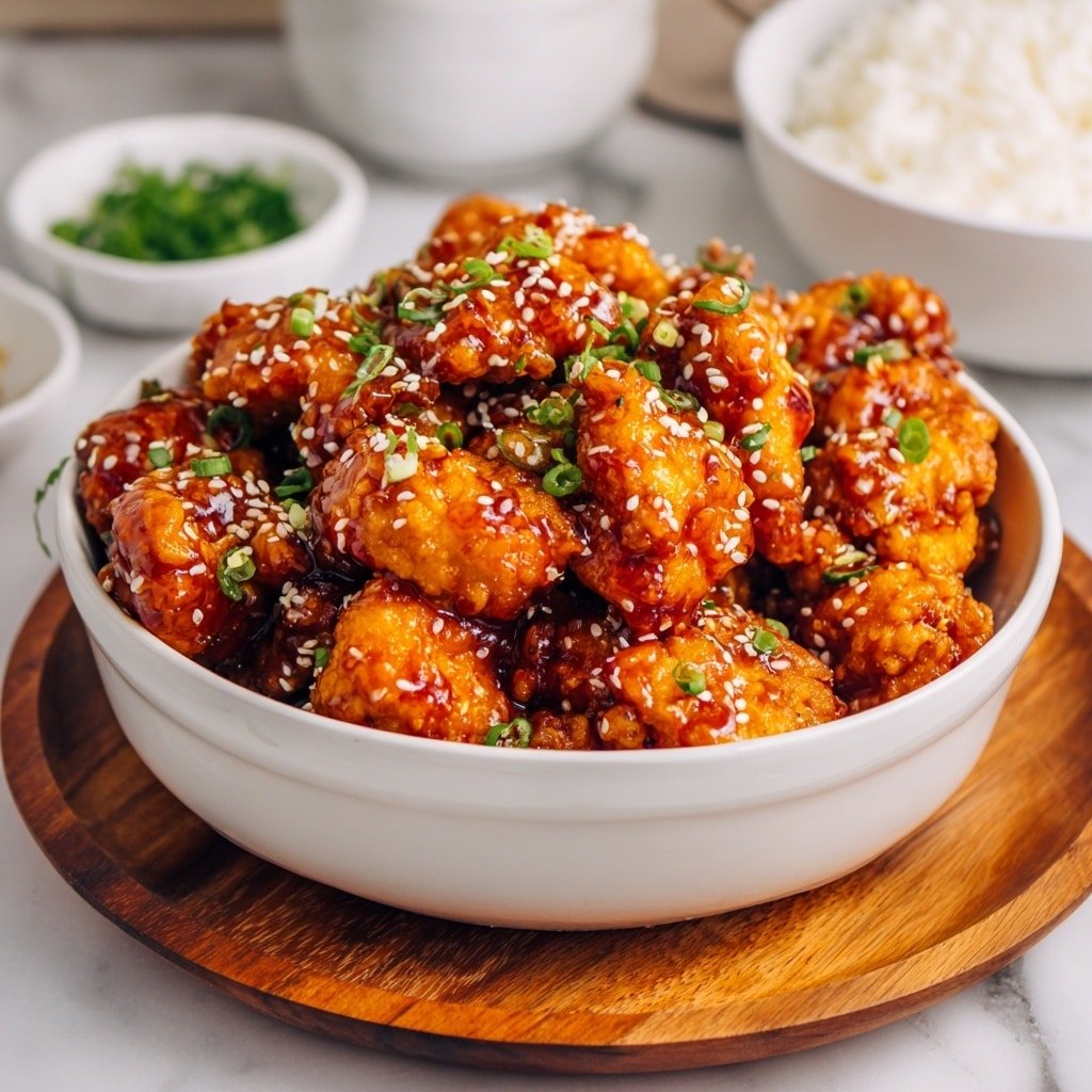 Sticky Honey Sesame Chicken Recipe - Article Image 1 — Sticky Honey Sesame Chicken, crispy chicken with honey sesame sauce, easy honey sesame chicken, flavorful Asian chicken dish, quick weeknight chicken recipe