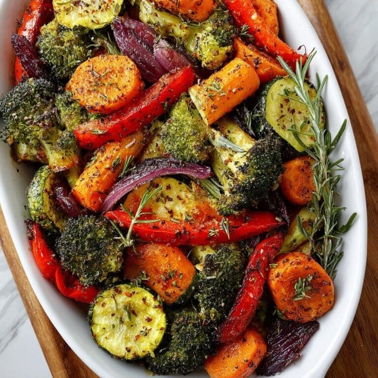 Garlic Roasted Vegetables Recipe