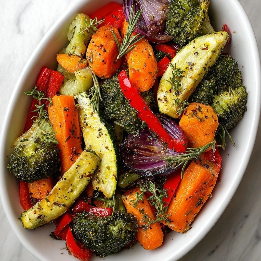 Garlic Roasted Vegetables Recipe - Article Image 2 — Garlic Roasted Vegetables, healthy roasted vegetable recipe, quick vegetable side dish, flavorful roasted veggies, easy vegetable recipes