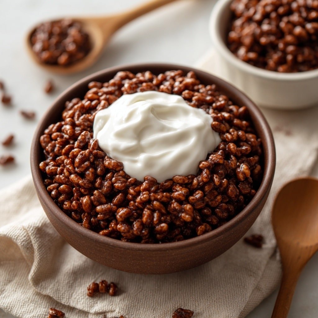 Healthy Crispy Chocolate Puffed Rice Cereal Recipe - Article Image 2 — Healthy Crispy Chocolate Puffed Rice Cereal, healthy chocolate puffed rice snack, homemade crispy cereal with cacao, nutritious chocolate puffed rice, quick healthy breakfast ideas
