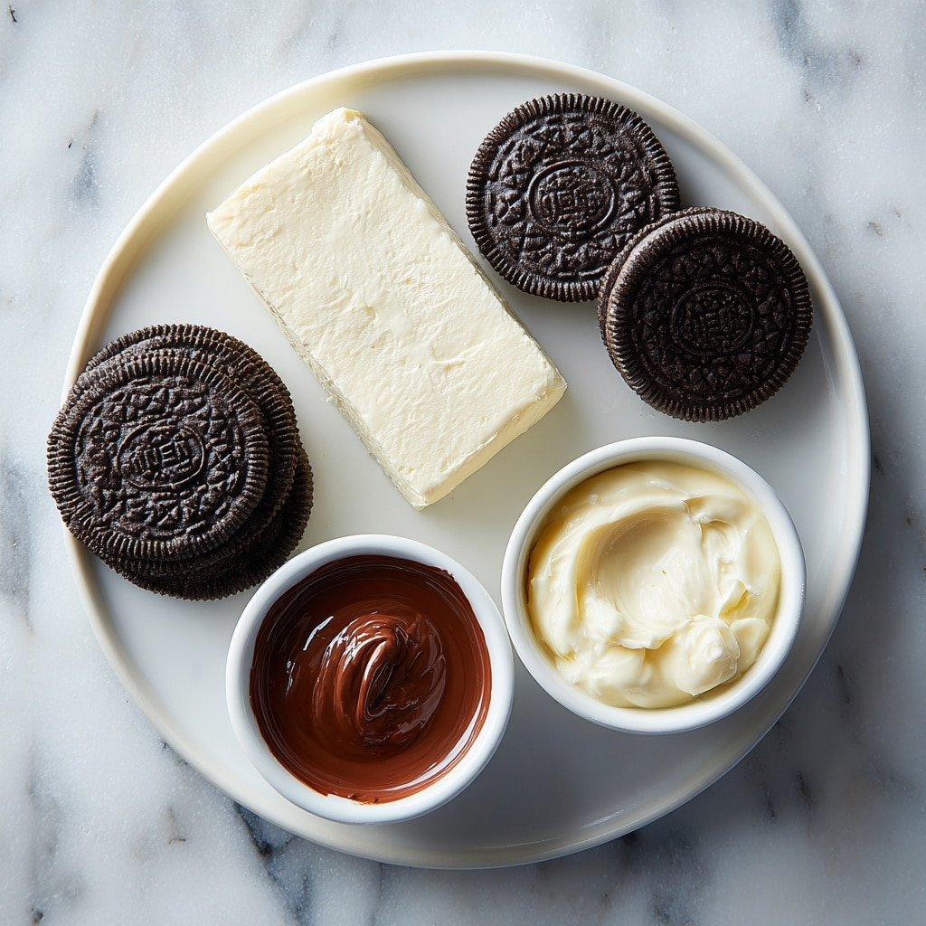 No-Bake Oreo Balls Recipe - Ingredients Image — No-Bake Oreo Balls, Oreo Balls no-bake recipe, chocolate Oreo bites, easy Oreo dessert, no-bake treat recipes