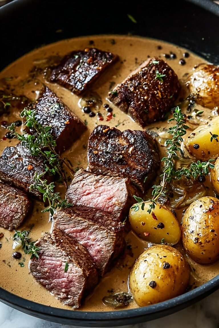 Steak au Poivre Soup Recipe