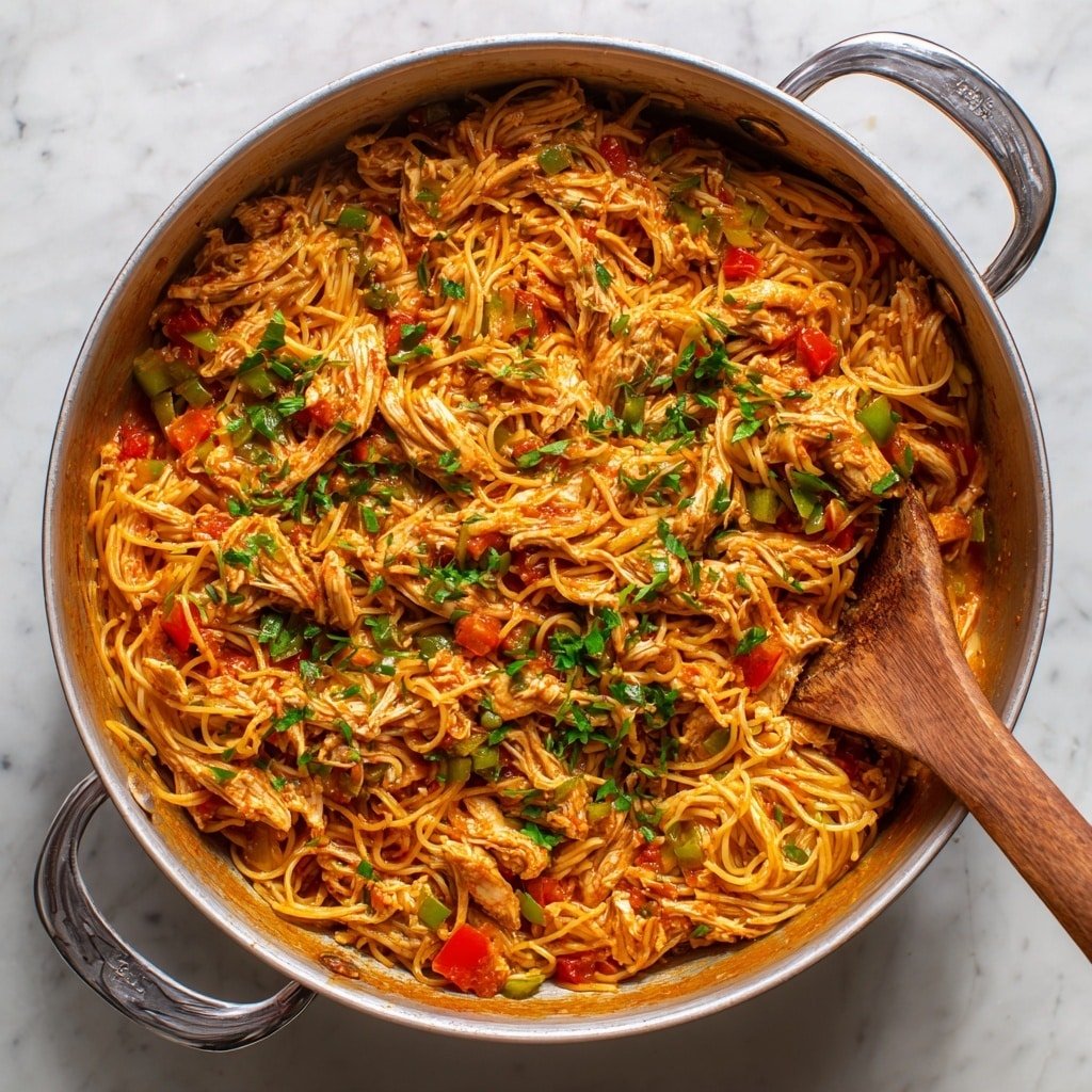 Chicken Fideo Soup with Tomato Broth Recipe - Article Image 1 — Chicken Fideo Soup with Tomato Broth, easy Mexican chicken noodle soup, cozy fideo soup recipe, homemade tomato broth soup, comforting chicken noodle soup
