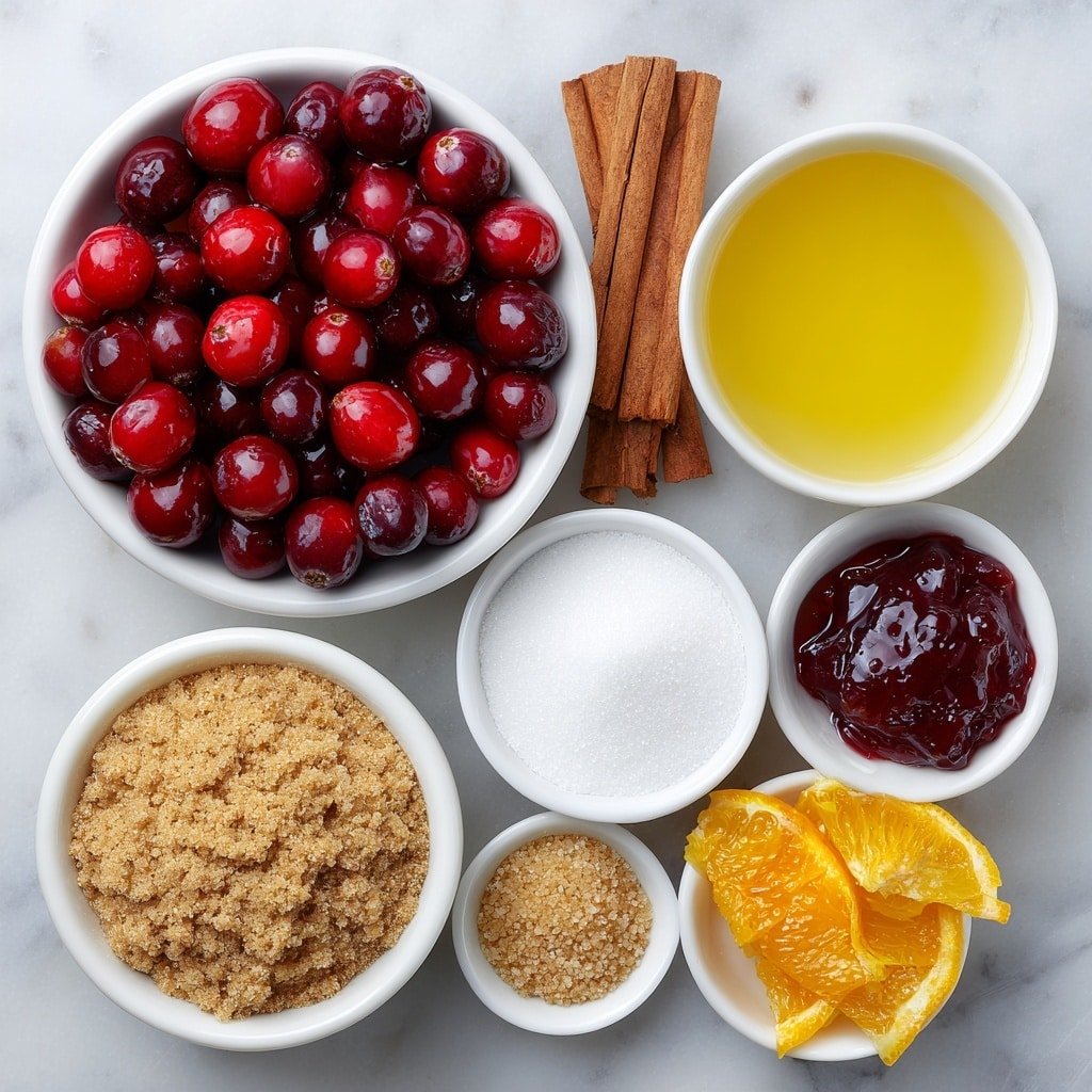 Joanna Gaines Cranberry Orange Sauce Recipe - Ingredients Image — Joanna Gaines Cranberry Orange Sauce, homemade cranberry sauce, holiday cranberry sauce, easy cranberry orange sauce, festive fruit sauce