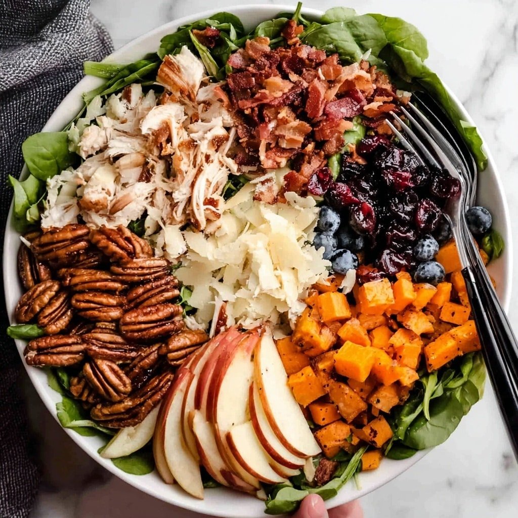 Fall Harvest Salad with Roasted Butternut Squash Recipe - Article Image 2 — Fall Harvest Salad with Roasted Butternut Squash, autumn salad recipes, seasonal fall salads, roasted butternut squash salad, healthy fall dinner ideas