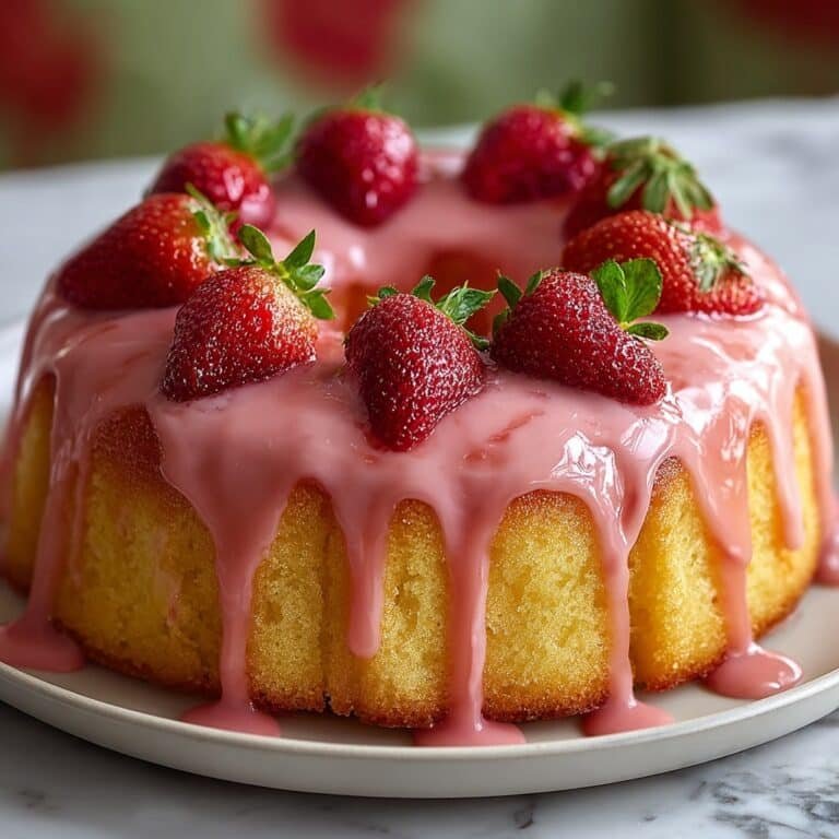 Strawberry Pineapple Pound Cake Recipe