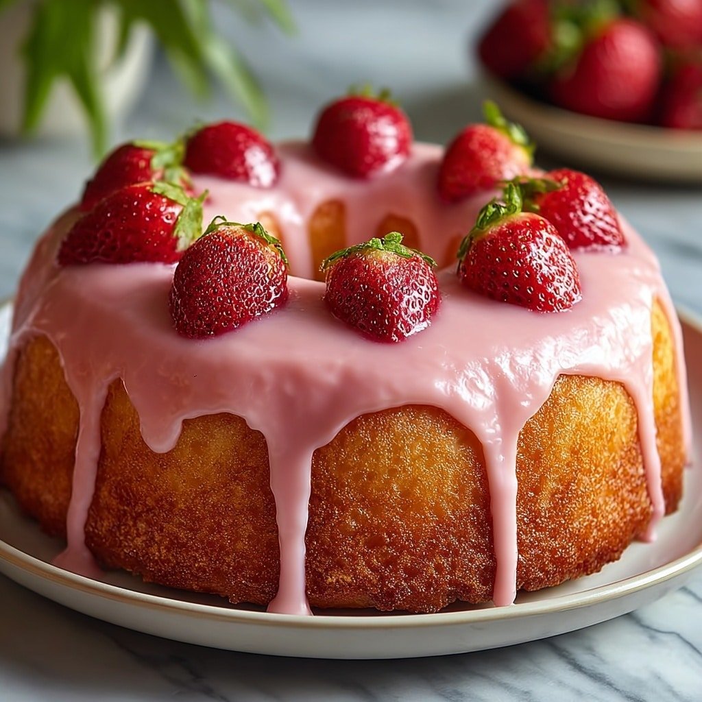 Strawberry Pineapple Pound Cake Recipe - Article Image 2 — Strawberry Pineapple Pound Cake, fruity pound cake recipe, easy summer dessert, tropical fruit Bundt cake, homemade pound cake with fruit