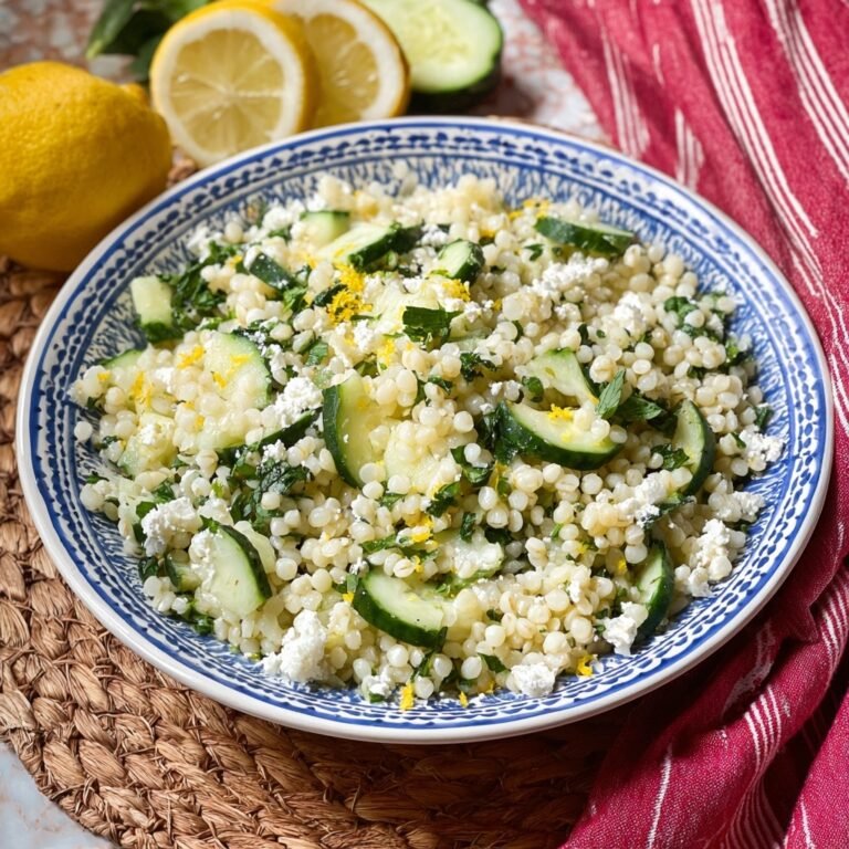 Lemon Cucumber Couscous Salad Recipe