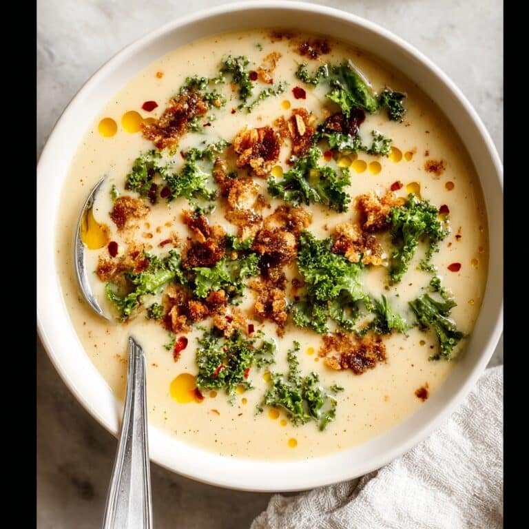 Cauliflower Kale Soup with Sausage Recipe