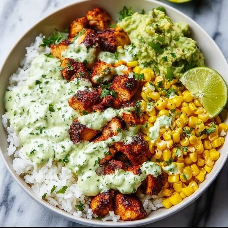 Street Corn Chicken Rice Bowl Recipe