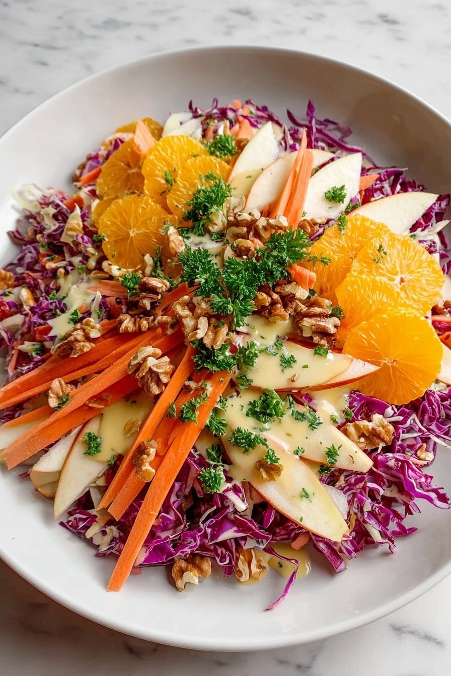 Crunchy Apple Carrot Salad with Citrus Dressing Recipe - Article Image 2 — Crunchy Apple Carrot Salad with Citrus Dressing, healthy colorful salad recipes, easy veggie salads, fresh fruit and vegetable salads, vibrant citrus dressings