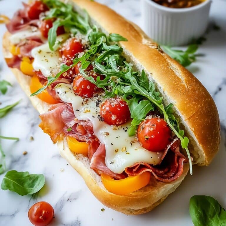 Baked Italian Grinder Sandwiches Recipe