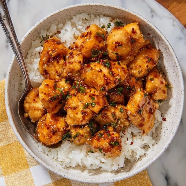 Honey Garlic Chicken Bites Recipe