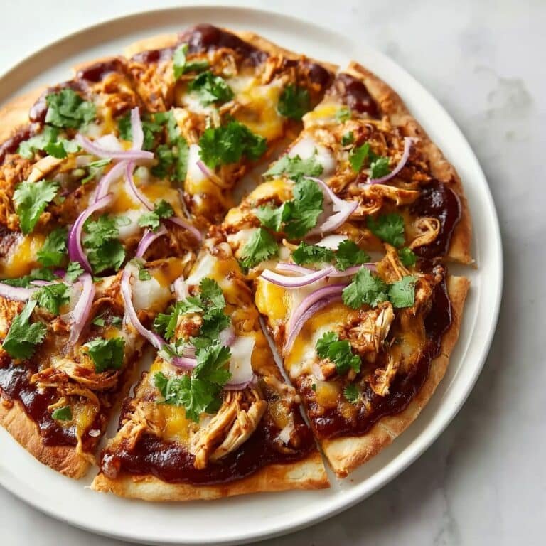 BBQ Chicken Flatbread Recipe