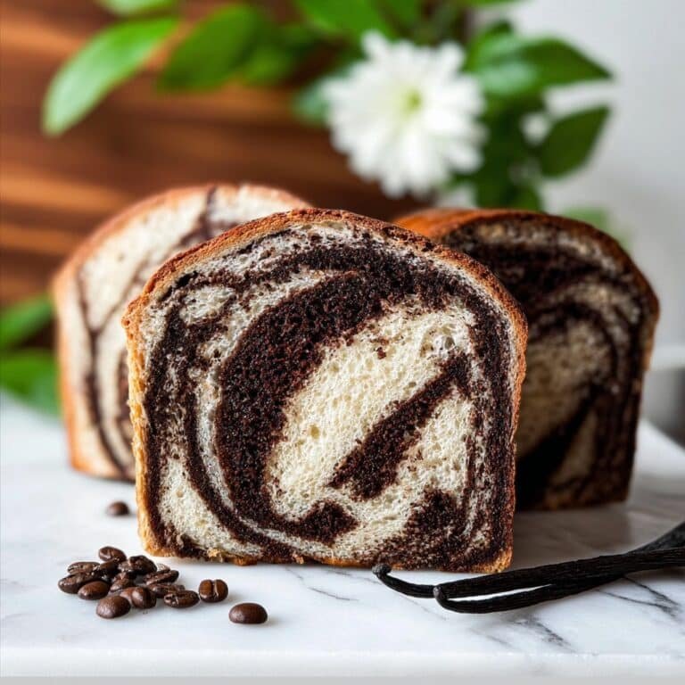 Chocolate Vanilla Swirl Sourdough Bread Recipe