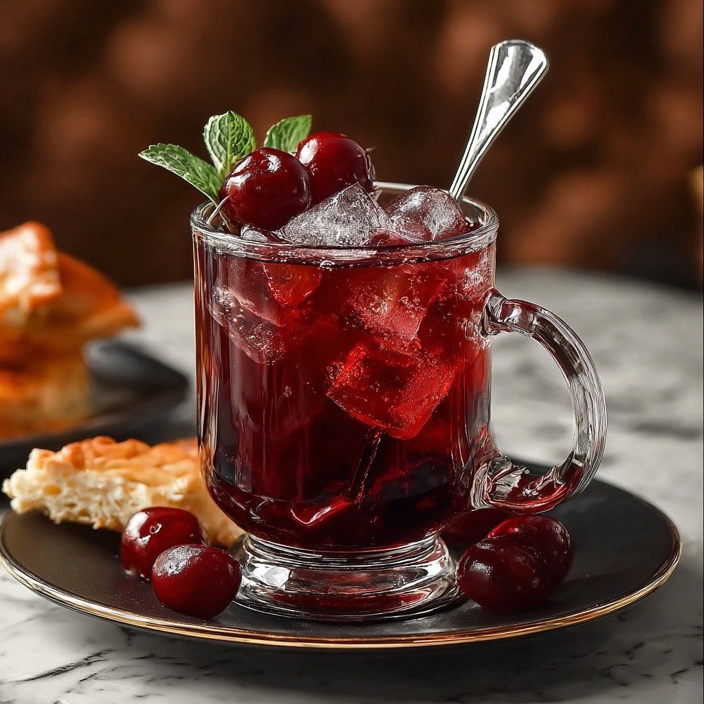 Cherry Iced Tea Recipe - Article Image 2 — Cherry Iced Tea, Black Tea with Cherry, Refreshing Cherry Iced Tea, Homemade Cherry Iced Tea, Summer Cherry Iced Tea