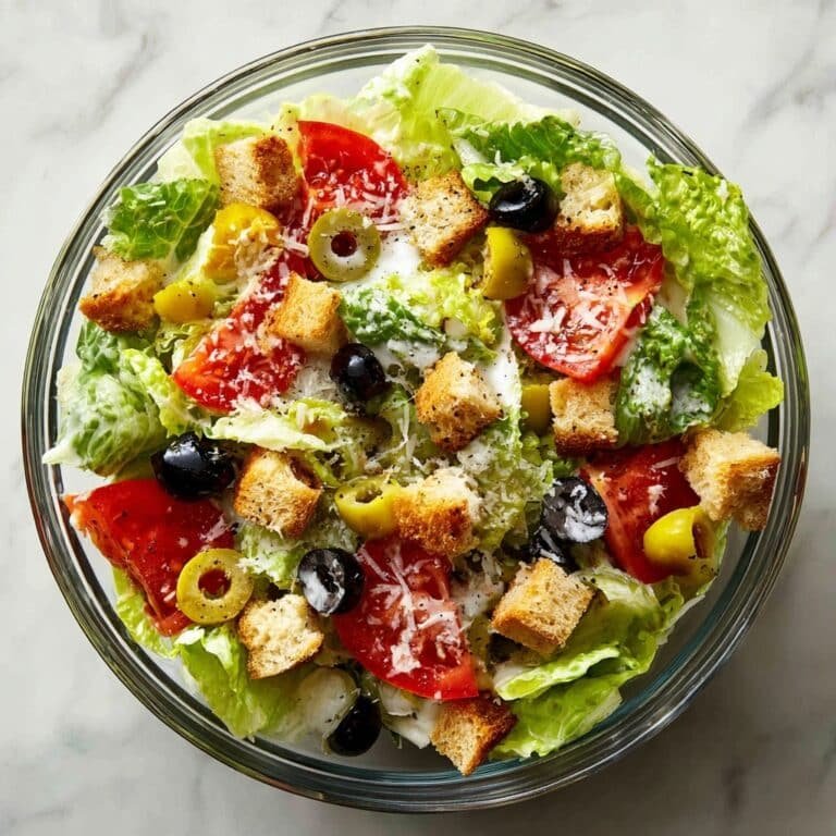 Olive Garden Salad with Zesty Dressing Recipe