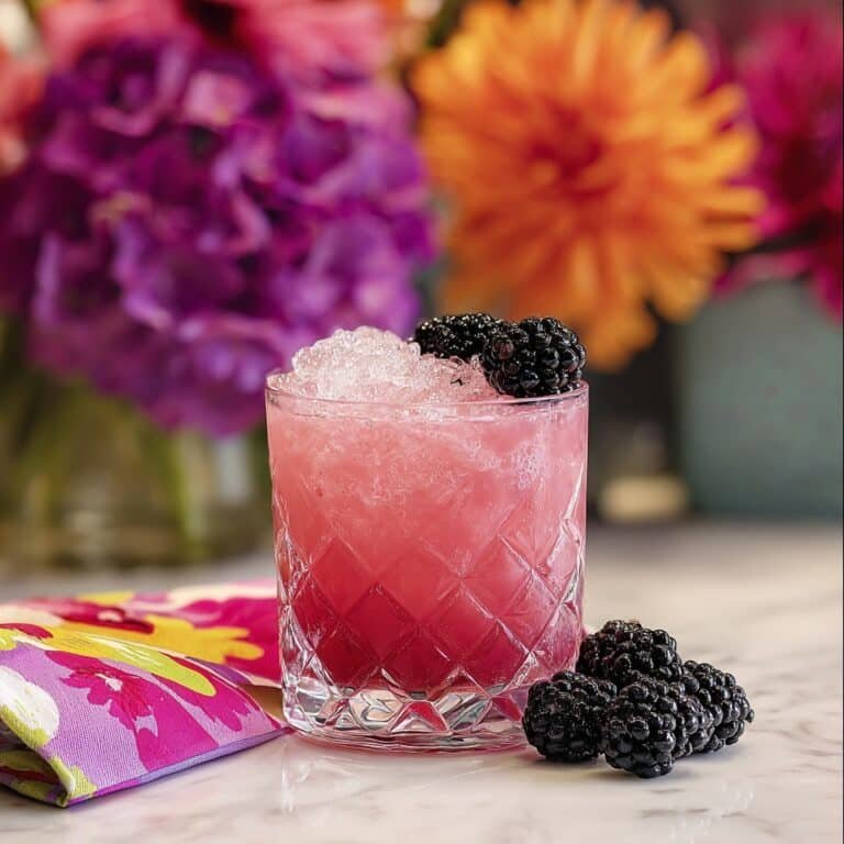 Pink Moon Cocktail with Gin and Violette Recipe