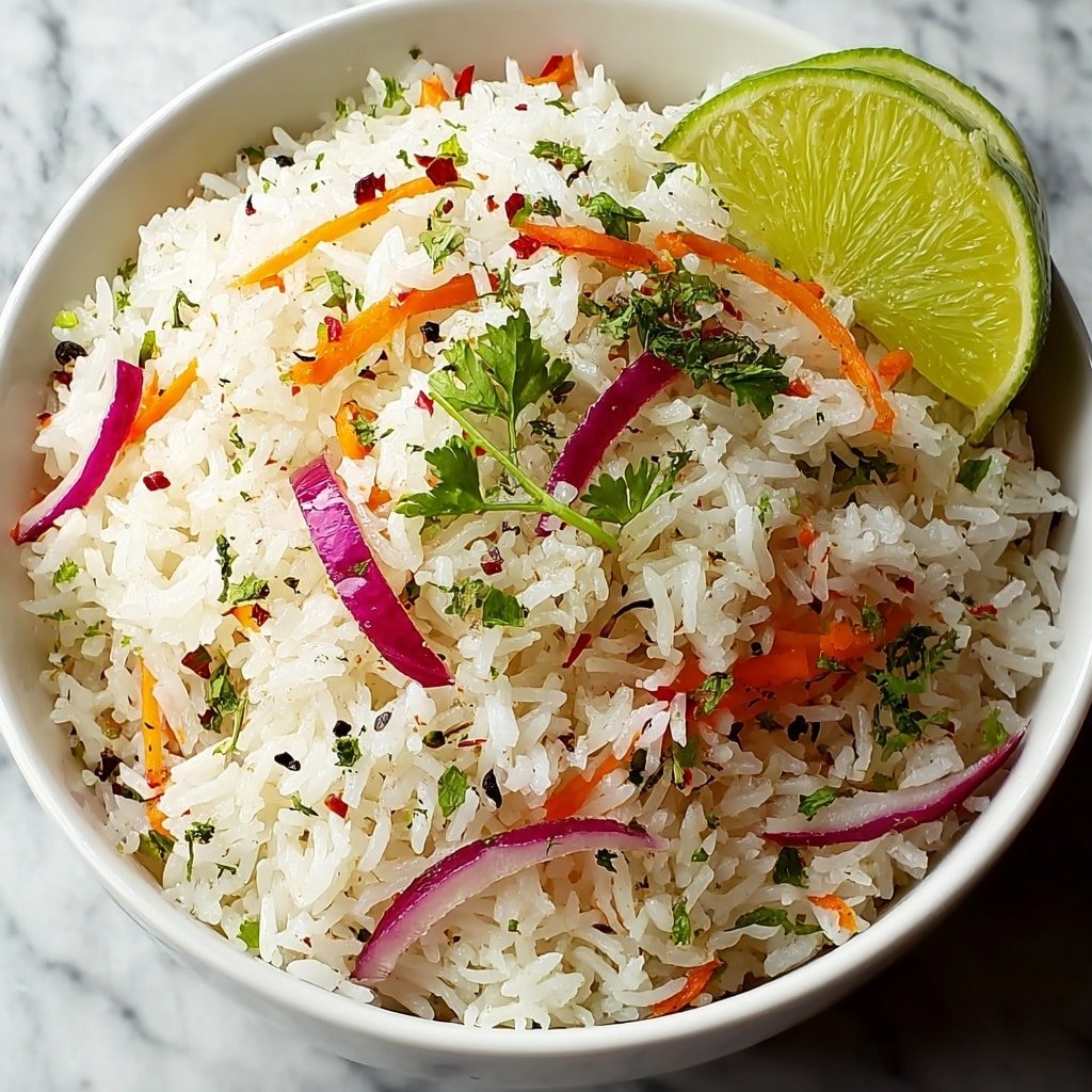 Tropical Coconut Pepper Rice Recipe - Article Image 2 — Tropical Coconut Pepper Rice, tropical rice recipes, coconut milk rice, flavorful rice dishes, easy tropical rice