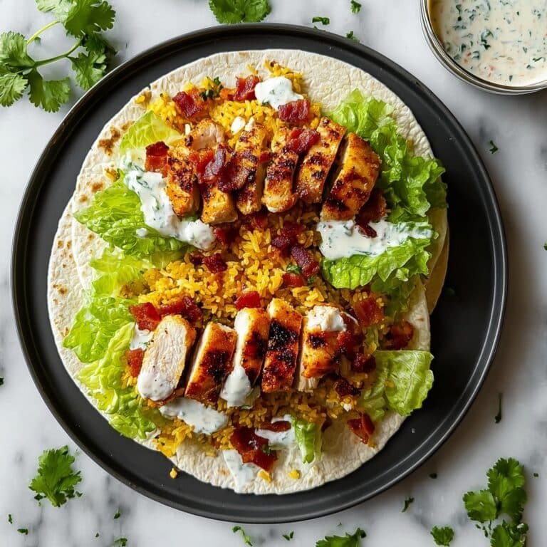 Crispy Chicken Bacon Ranch Wrap Recipe