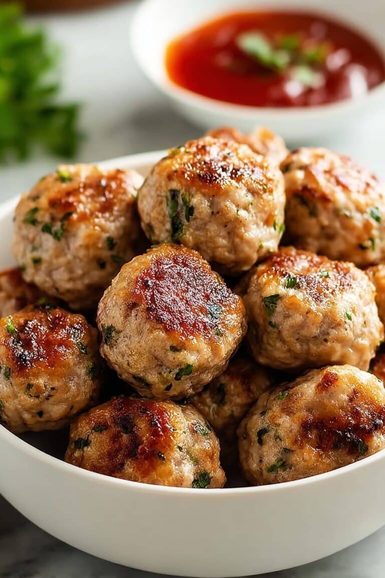 Mini Turkey Meatballs with Marinara Recipe