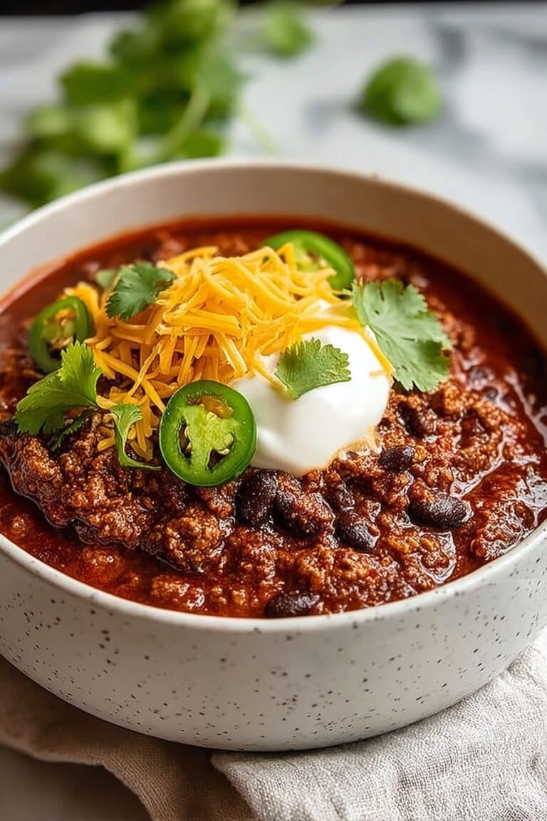 Easy Classic Beef Chili Recipe