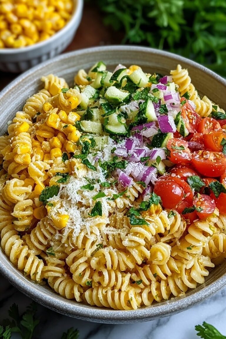 Street Corn Pasta Salad Recipe
