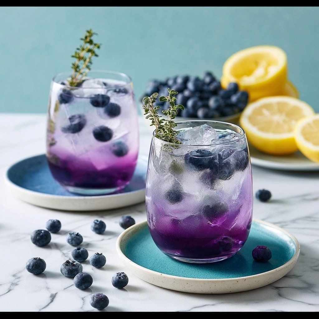 Blueberry Gin Fizz Recipe - Article Image 2 — Blueberry Gin Fizz, blueberry cocktail, gin drinks, summer cocktails, easy cocktail recipes