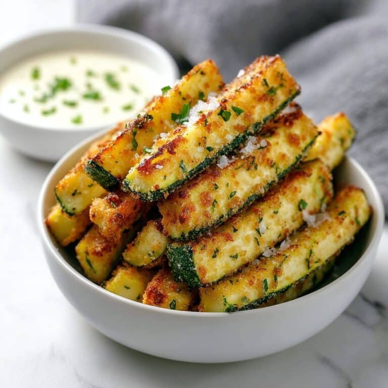 Crunchy Air Fryer Zucchini Fries Recipe