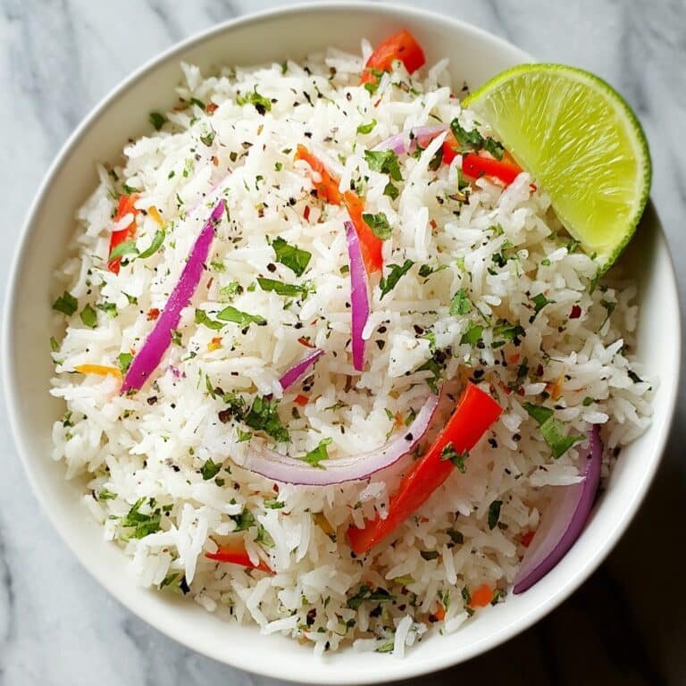 Tropical Coconut Pepper Rice Recipe