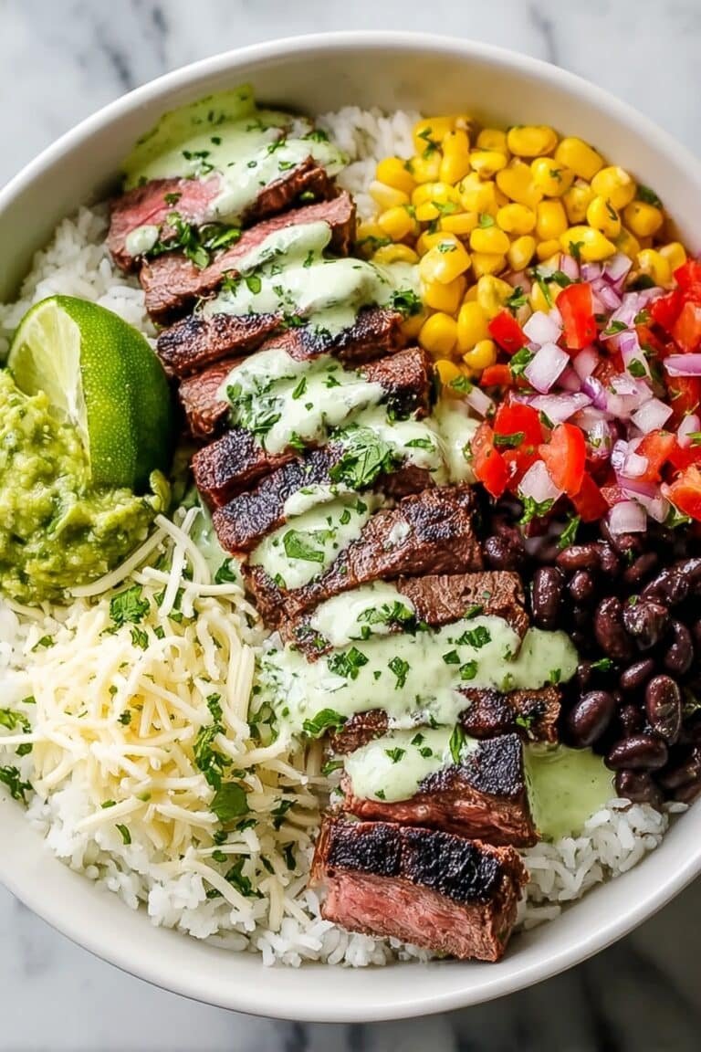 Cilantro Lime Steak Bowls Recipe