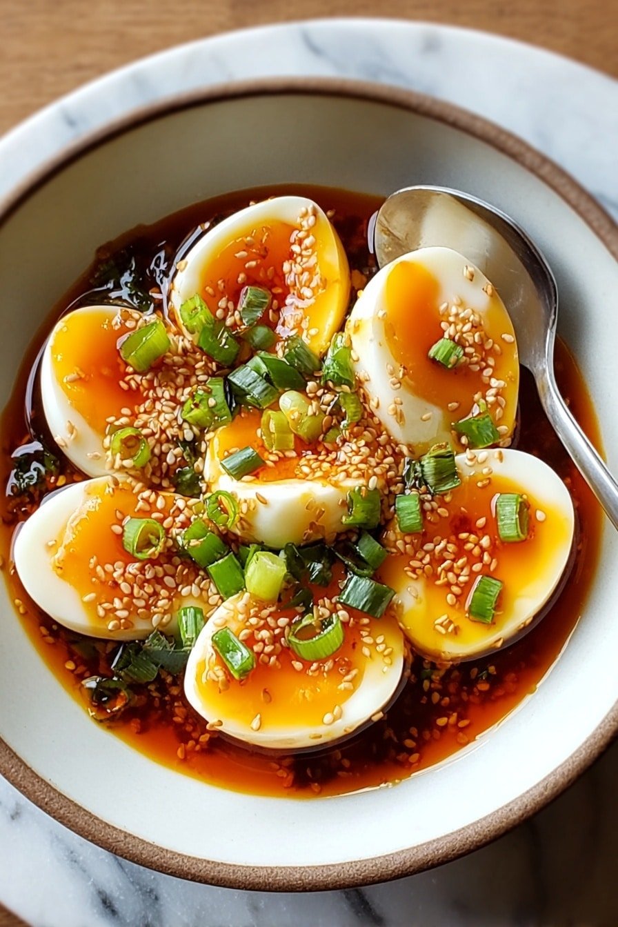 Spicy Gochujang Eggs Recipe - Article Image 2 — Spicy Gochujang Eggs, Gochujang Egg Bowls, Spicy Korean Eggs, Easy Gochujang Breakfast, Flavorful Egg Recipes