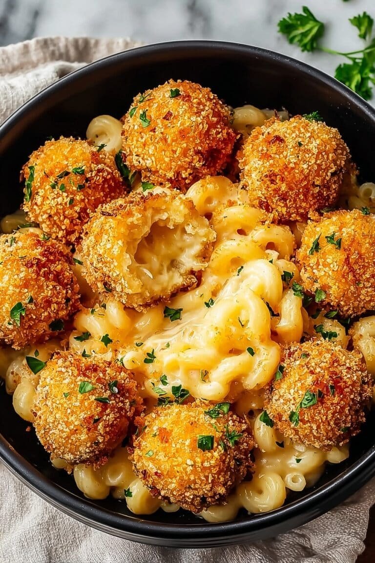 Air Fryer Mac and Cheese Balls Recipe