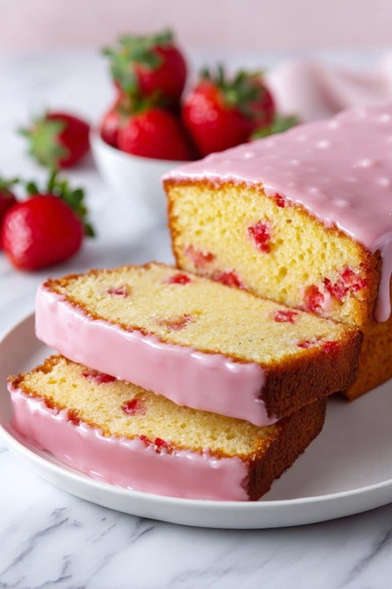 Strawberry Pound Cake Recipe