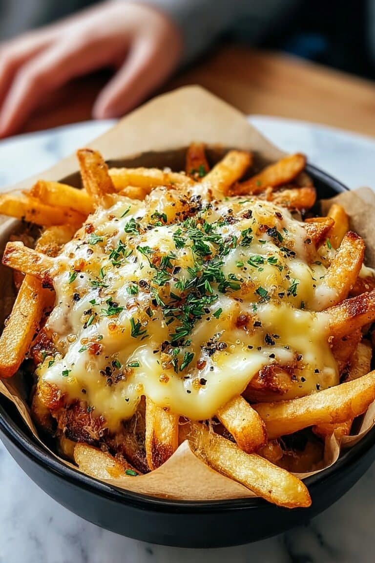Crispy Loaded Fries with Bacon and Cheese Recipe
