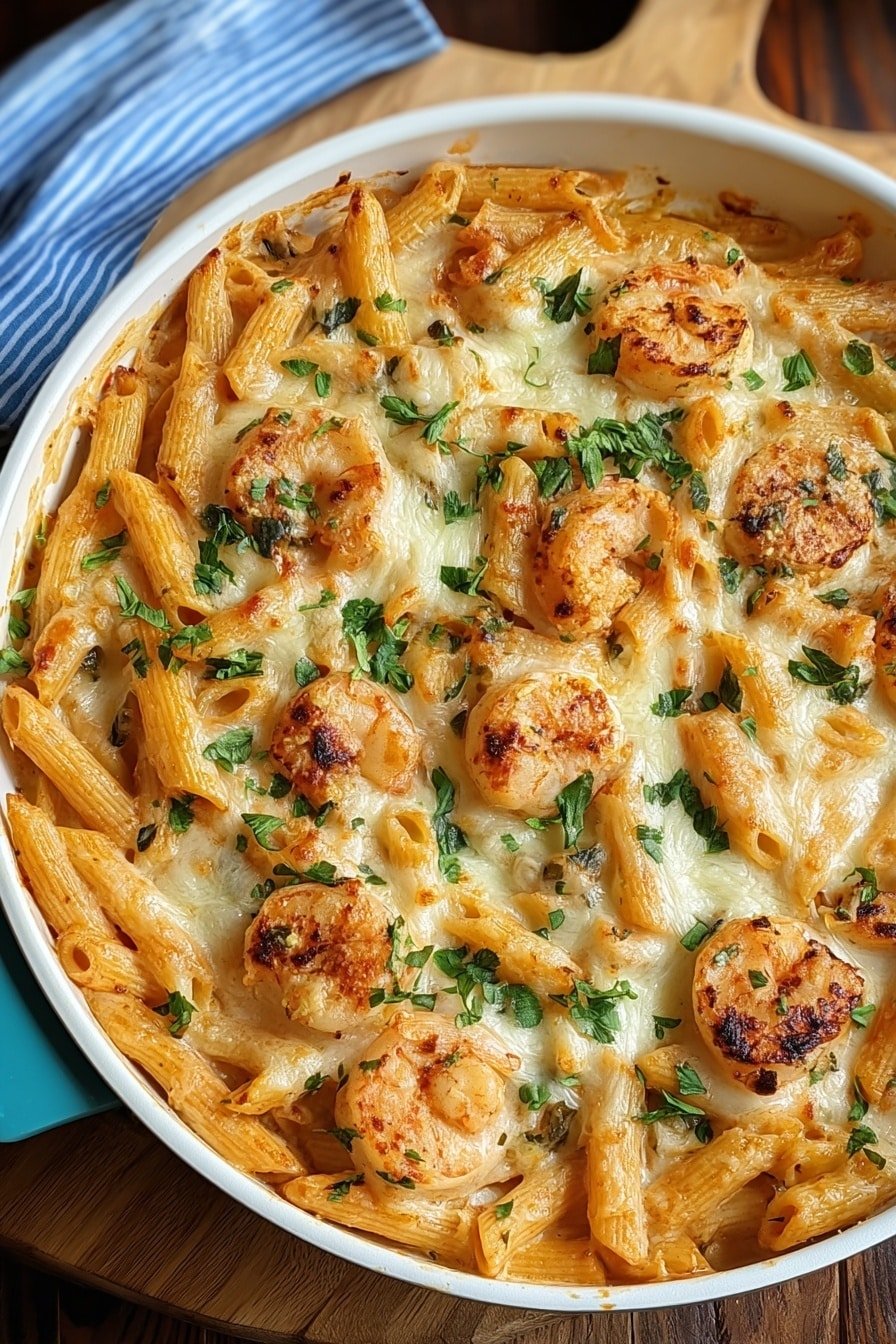 Creamy Shrimp Pasta Recipe - Article Image 1 — Creamy Shrimp Pasta, creamy shrimp pasta recipe, best shrimp pasta, easy shrimp pasta dinner, seafood pasta dish